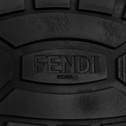 Fendi Fabric FF Mens Fendi Force Lug Sole Sandals 6 Black 6 of 9