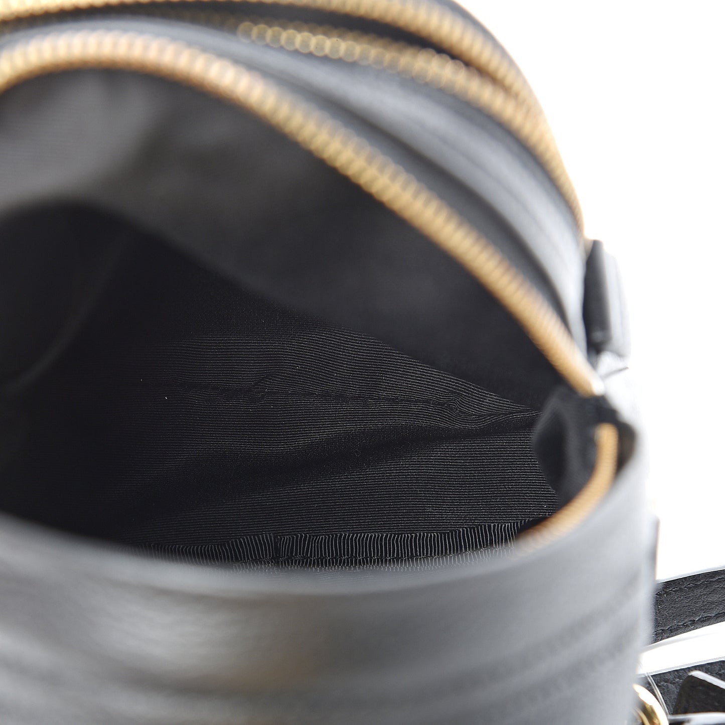 Pebbled Calfskin Backpack Black