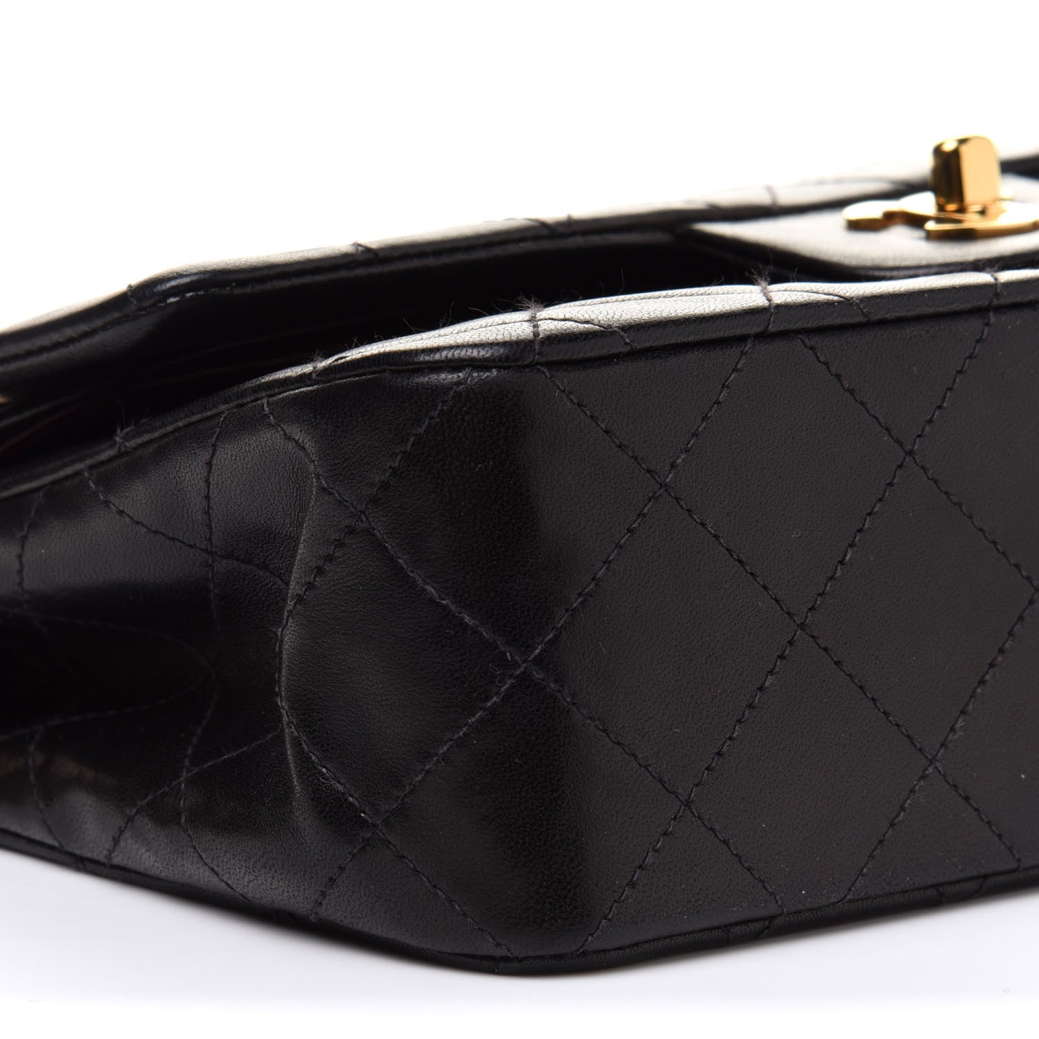 Chanel Lambskin Quilted Small Double Flap Black 9 of 15