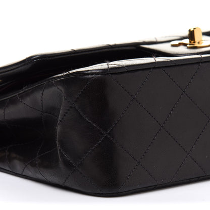 Chanel Lambskin Quilted Small Double Flap Black 9 of 15