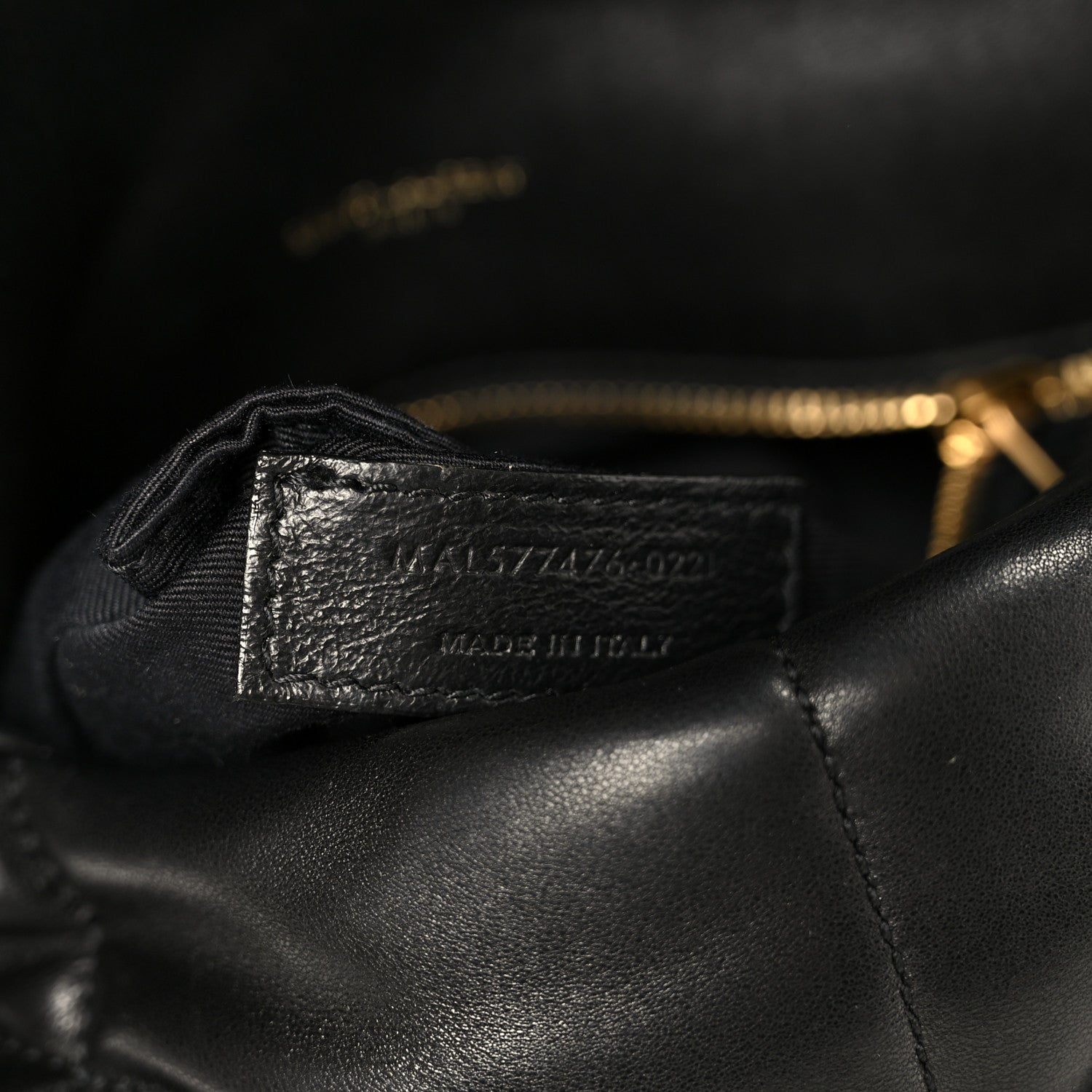 Saint Laurent Lambskin Quilted Small Loulou Puffer Monogram Chain Satchel Black 8 of 11