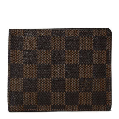 Louis Vuitton Damier Ebene Porte-Billets Mens Billfold Wallet 1 of 7
