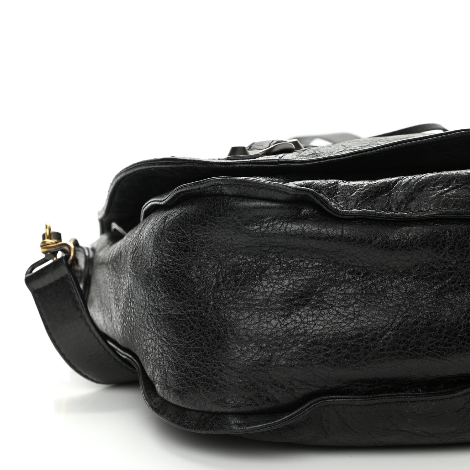 Balenciaga Agneau Classic Hardware Neo Folk Messenger Black 8 of 11