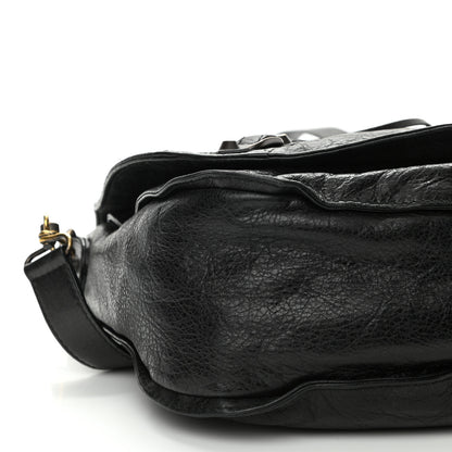 Balenciaga Agneau Classic Hardware Neo Folk Messenger Black 8 of 11