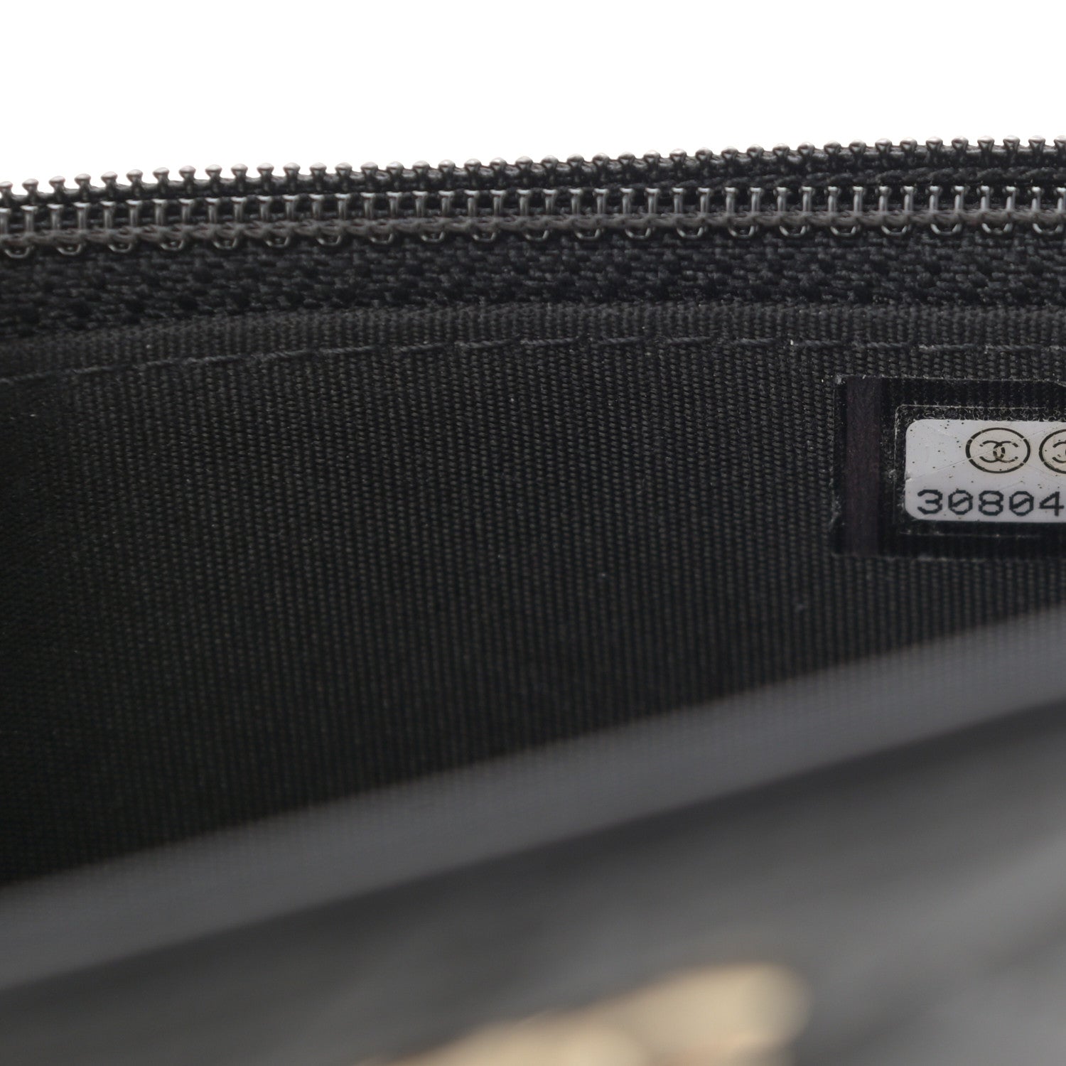 Chanel Calfskin Quilted Maxi Pearls Clutch With Chain Black 8 of 10