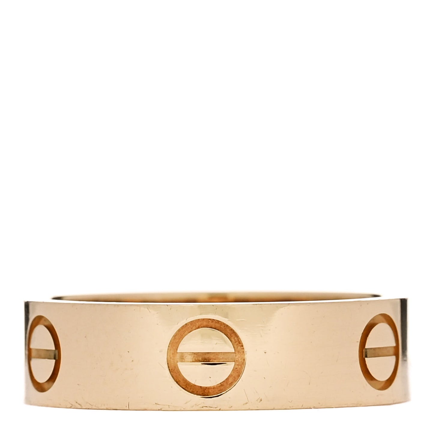 18K Yellow Gold 5.5mm LOVE Ring 56 7.75