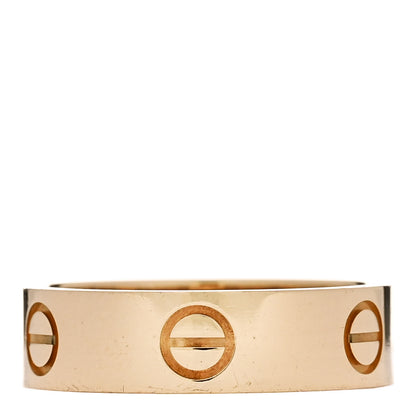 Cartier 18K Yellow Gold 5.5mm LOVE Ring 56 7.75 3 of 5