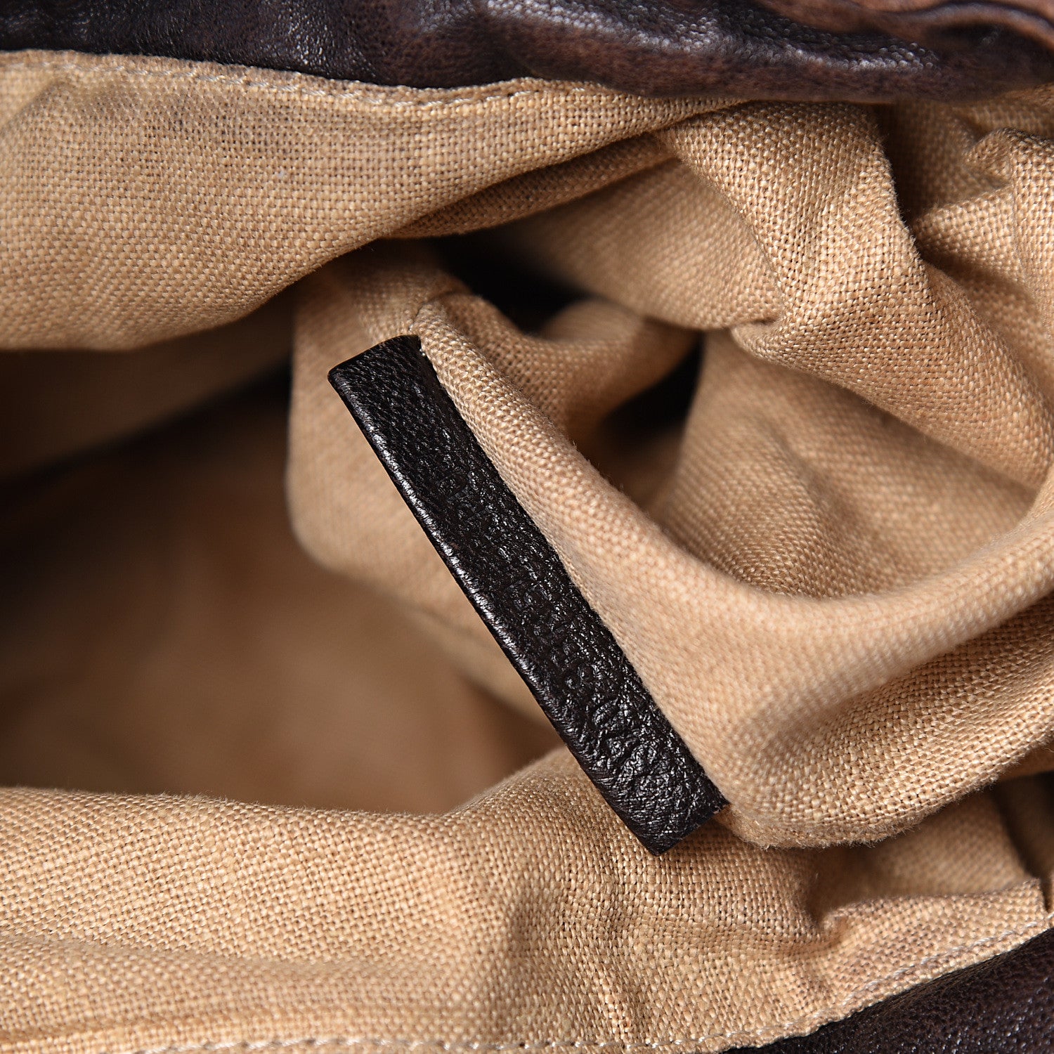 Fendi Zucca Nappa Nuvolata Vitello Tortuga Spy Tobacco Moro 6 of 9