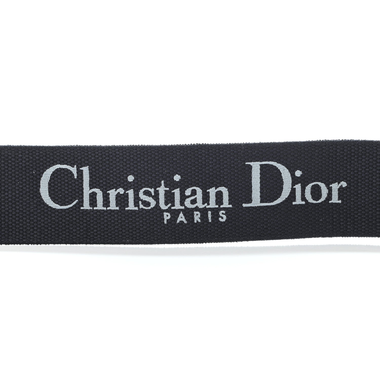 Christian Dior Canvas Embroidered Adjustable Shoulder Strap Blue 3 of 7