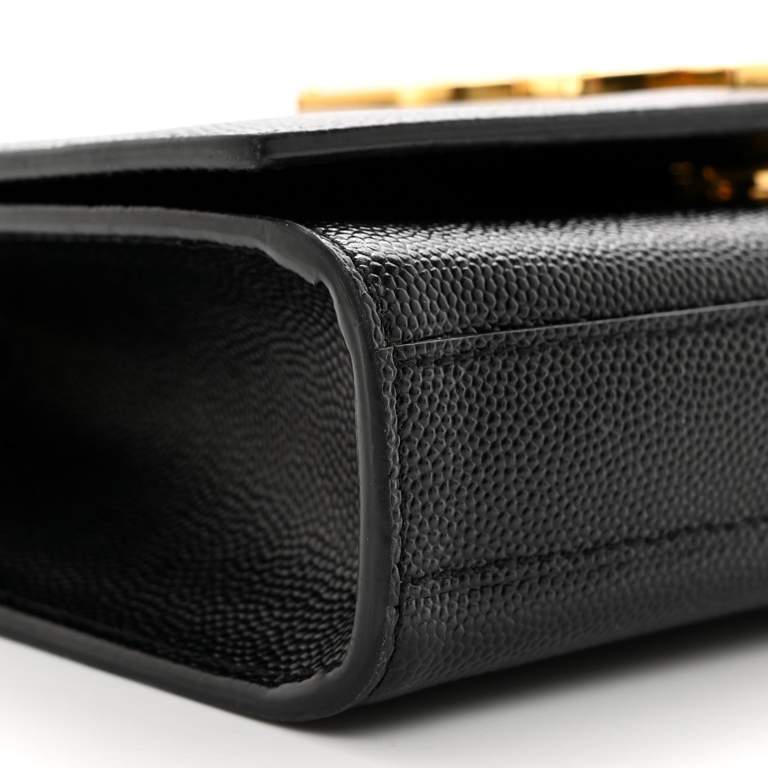 Saint Laurent Grain De Poudre Small Monogram Kate Satchel Black 9 of 10