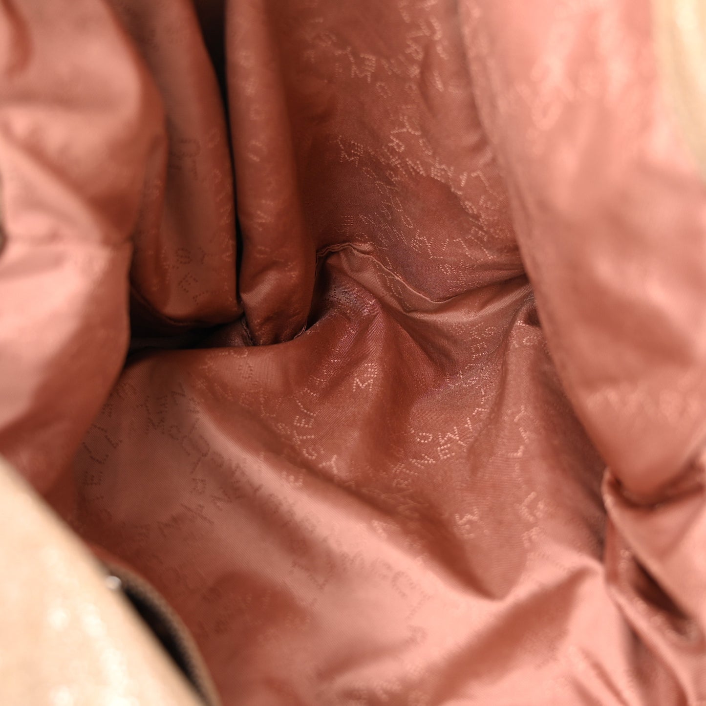 Shaggy Deer Small Falabella Tote Taupe