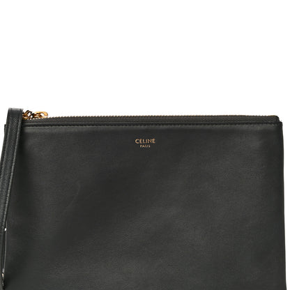 Celine Lambskin Small Trio Crossbody Bag Medium Grey 9 of 14