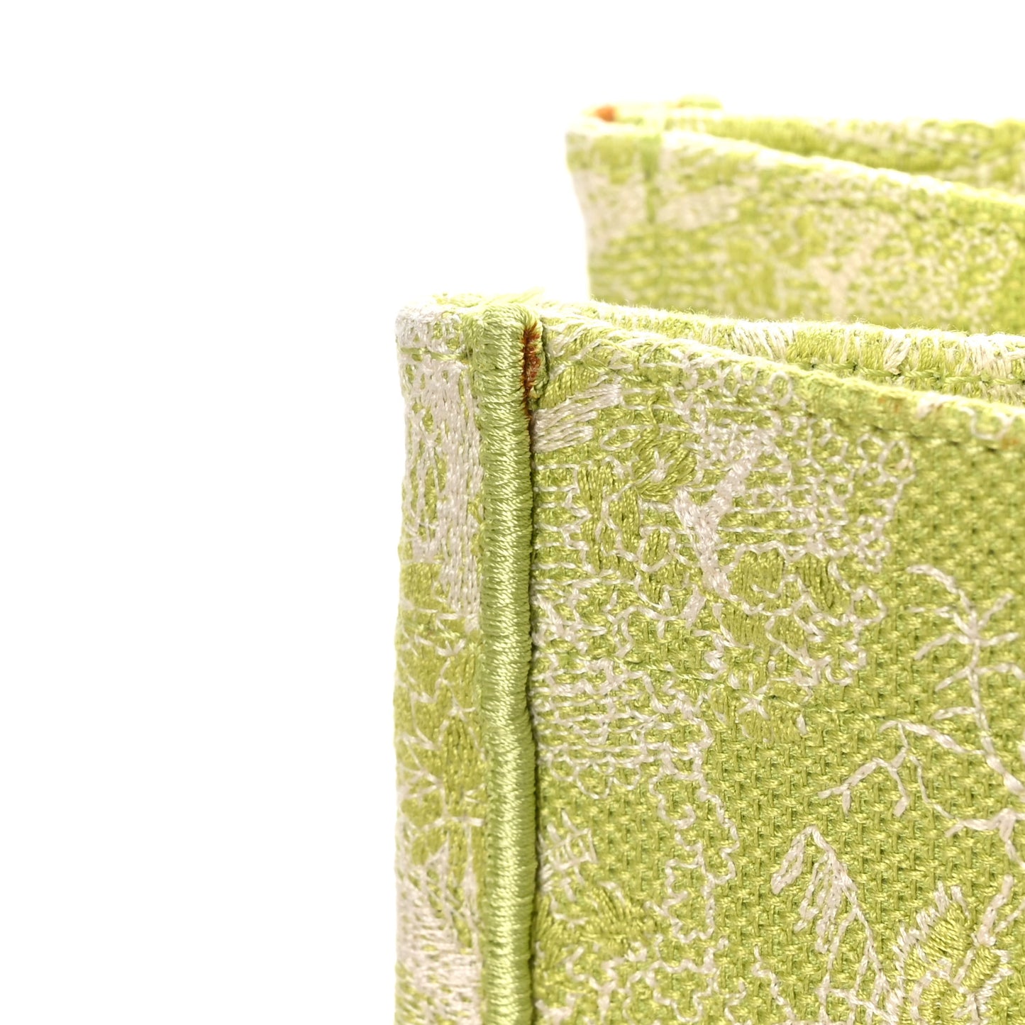 Canvas Embroidered Medium Dioriviera Toile De Jouy Book Tote D-Lite Green