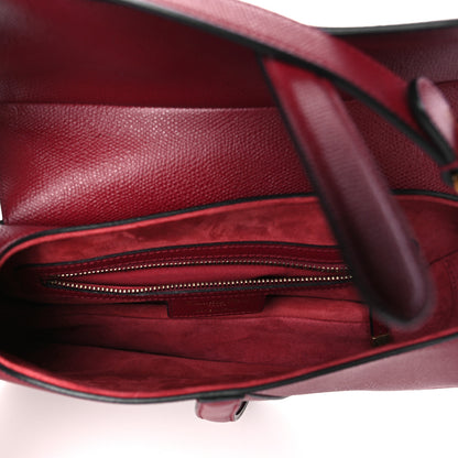 Christian Dior Grained Calfskin Saddle Bag Red 5 of 11