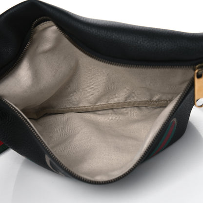 Gucci Grained Calfskin Logo Belt Bag Black 4 of 4