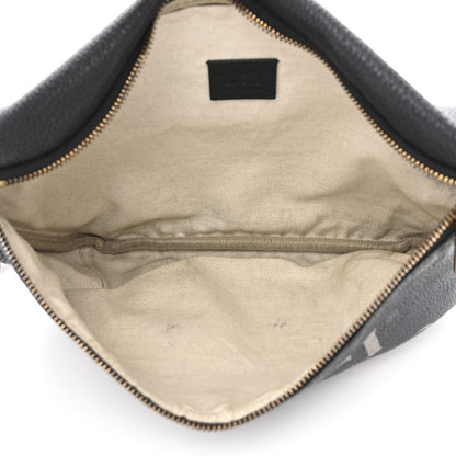 Gucci Grained Calfskin Logo Belt Bag Black 5 of 10