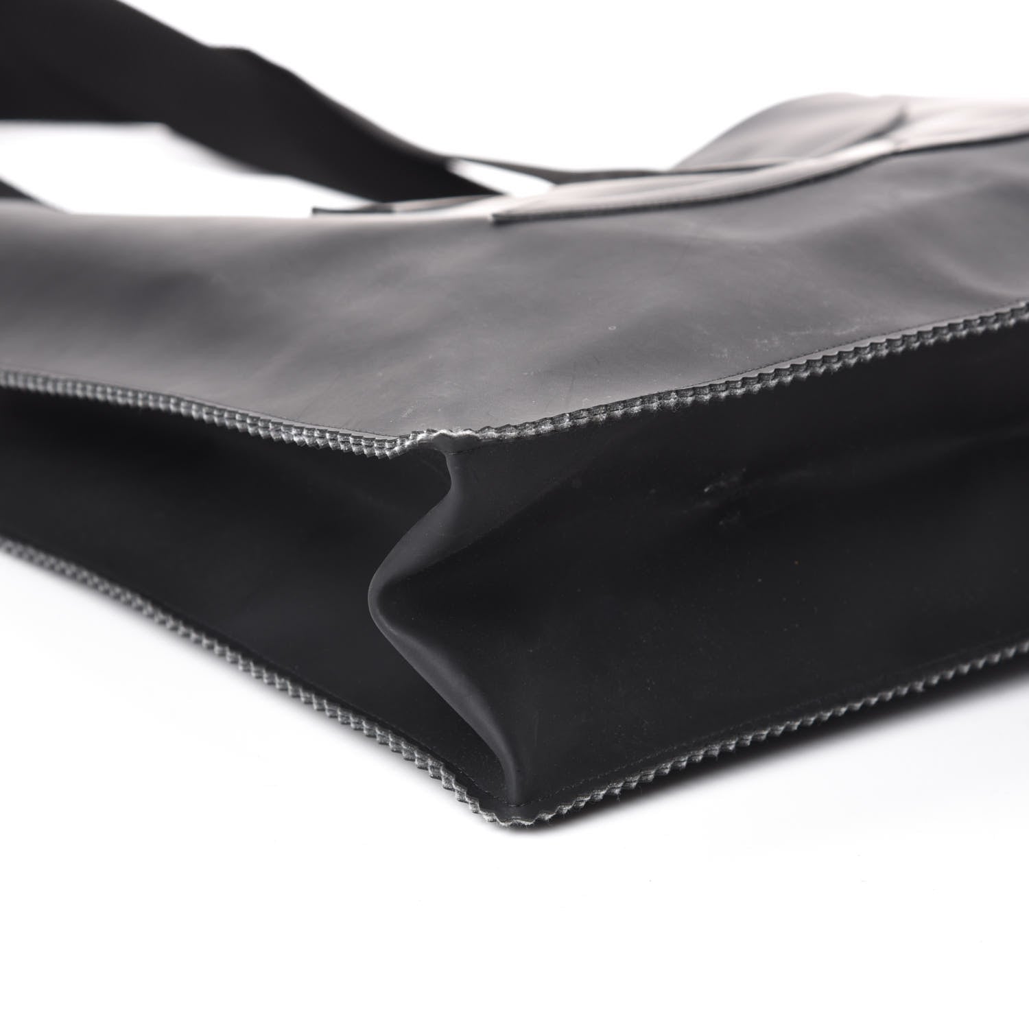 Chanel Rubber CC Tote Black 10 of 11