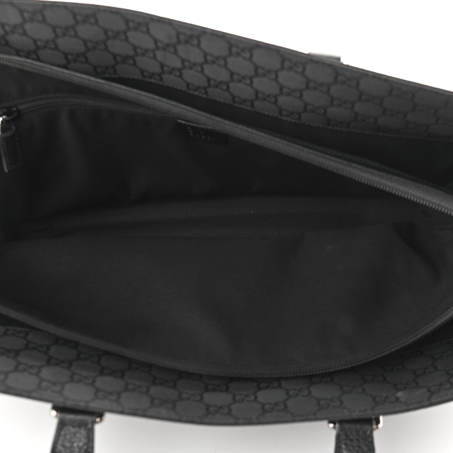 Gucci Nylon Monogram Executive Bag Black 4 of 11