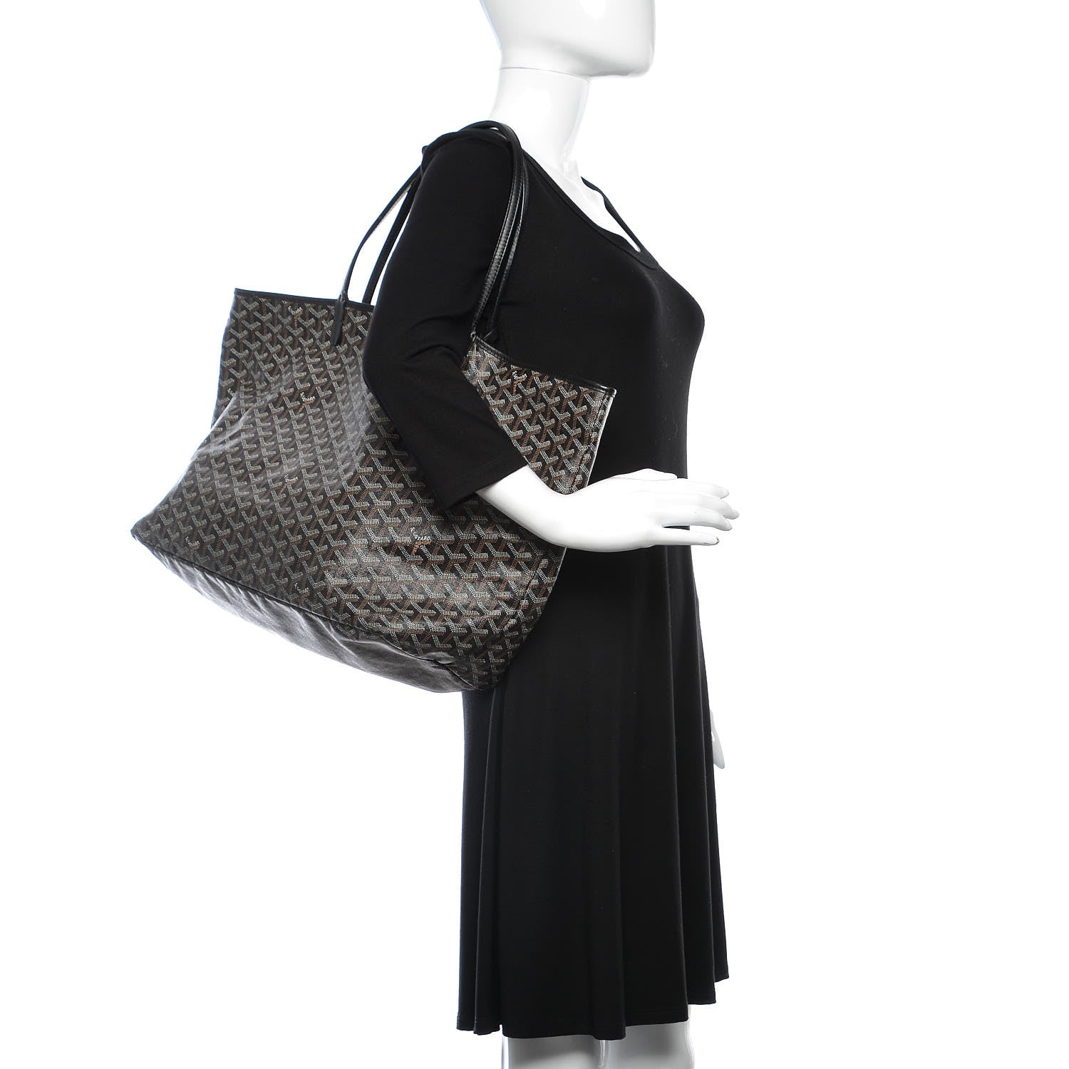 Goyard Goyardine Saint Louis GM Black 2 of 11
