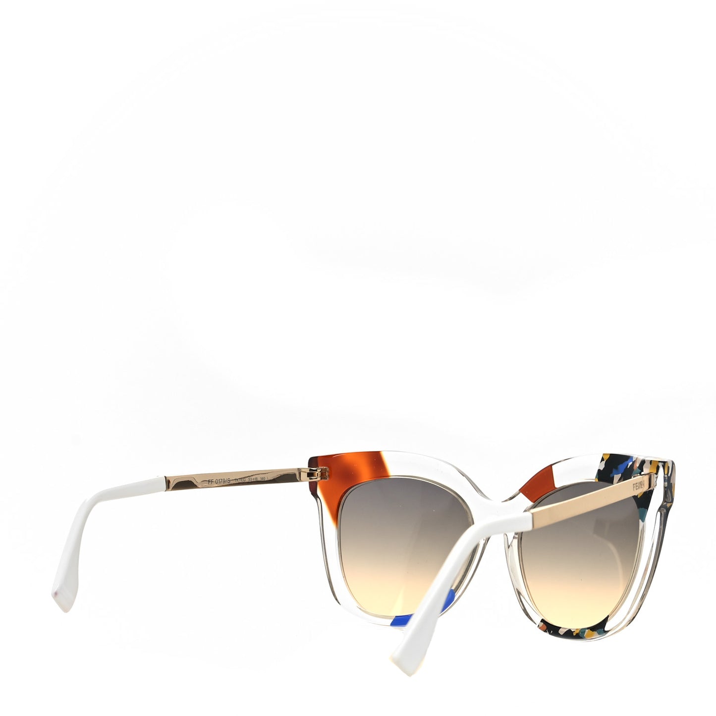Oversized Jungle Sunglasses FF 0179/S Transparent Honey