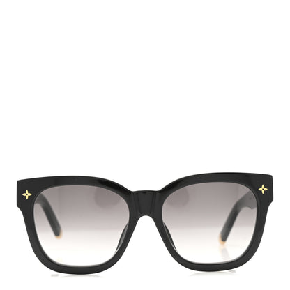 Louis Vuitton Acetate My Monogram Square Sunglasses Z1523E Black 2 of 7