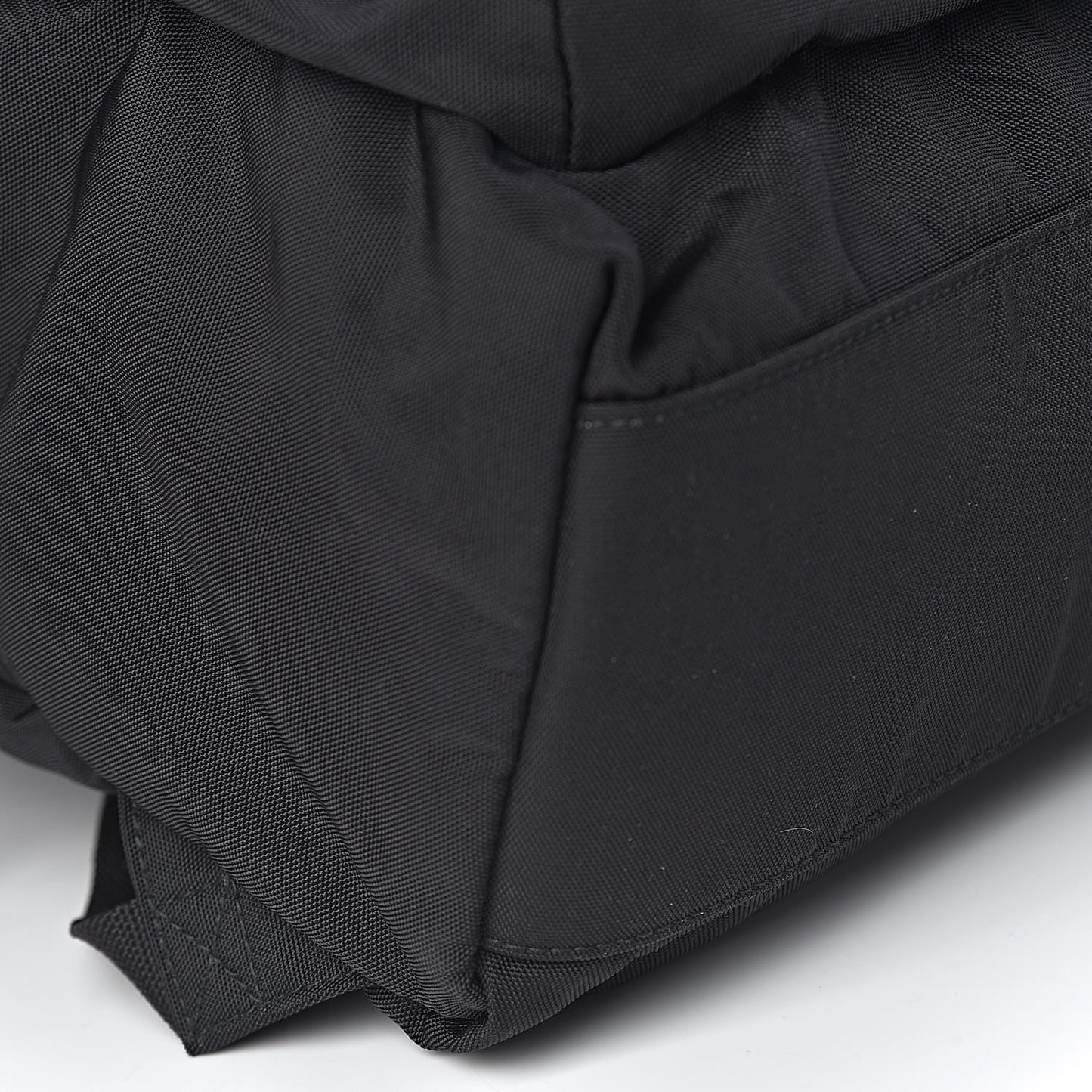 Nylon Milano Paris LA Embroidered Explorer Backpack Black