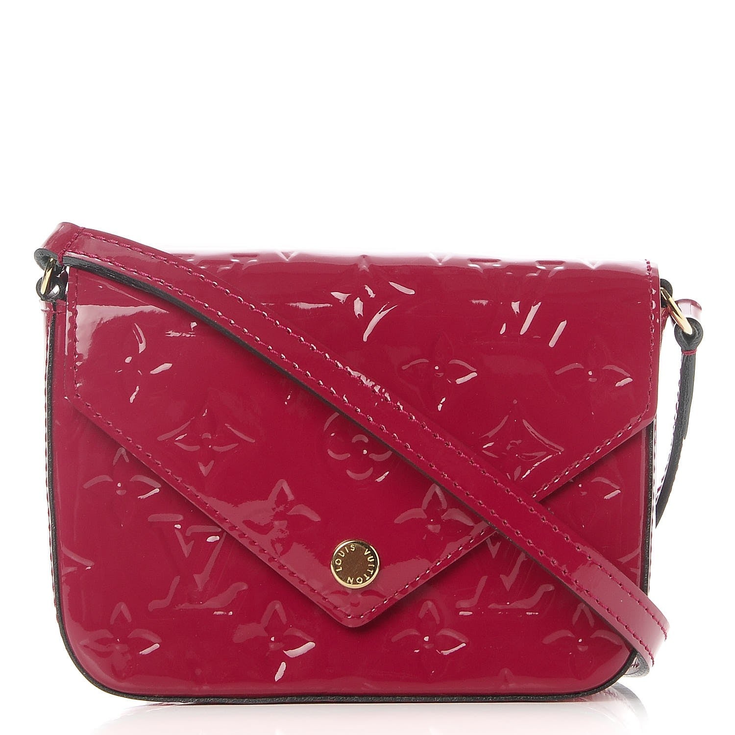 Louis Vuitton Vernis Mini Sac Lucie Rose Indien 1 of 7