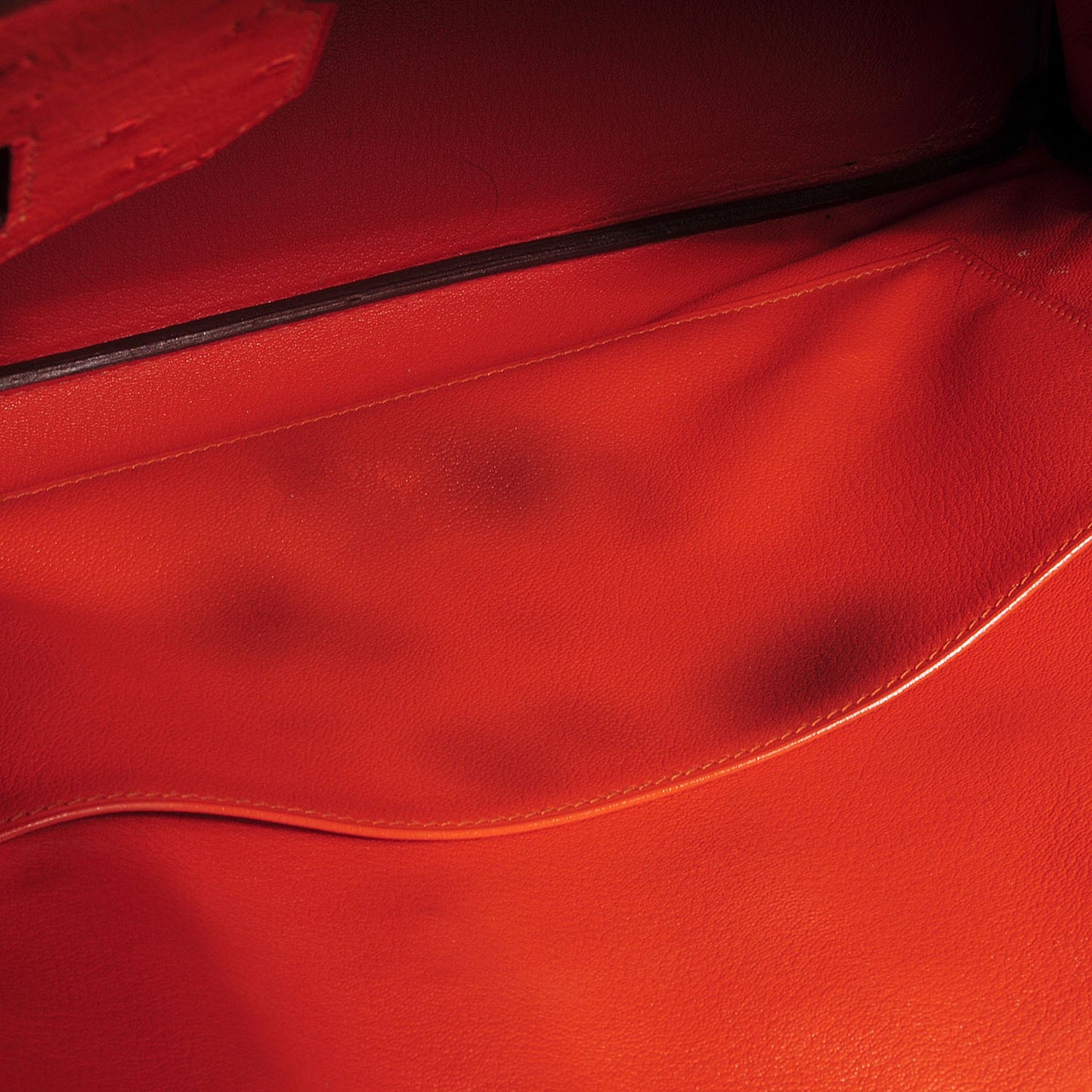 Ostrich Birkin 35 Orange