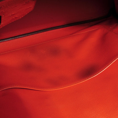 Hermes Ostrich Birkin 35 Orange 28 of 28