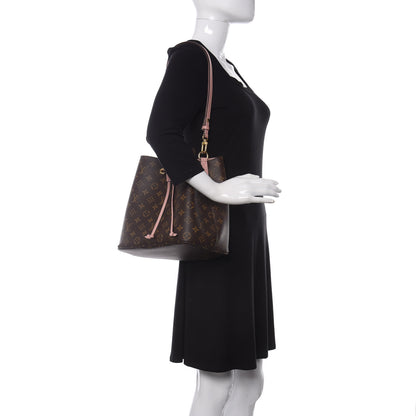 Louis Vuitton Monogram Neonoe MM Rose Poudre 2 of 10