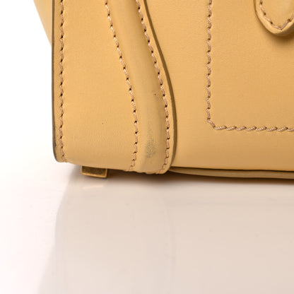 Celine Smooth Calfskin Micro Luggage Butter 10 of 11