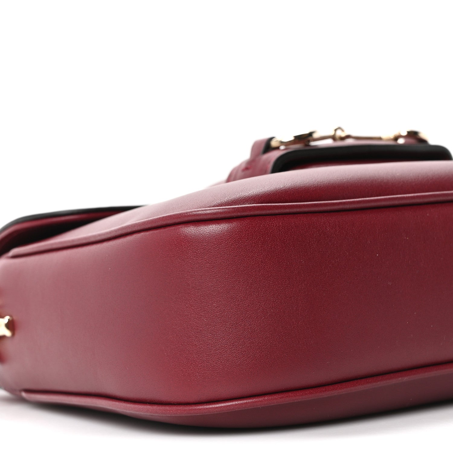 Gucci Arabella Calfskin Horsebit 1955 Shoulder Bag Rosso Ancora 9 of 10