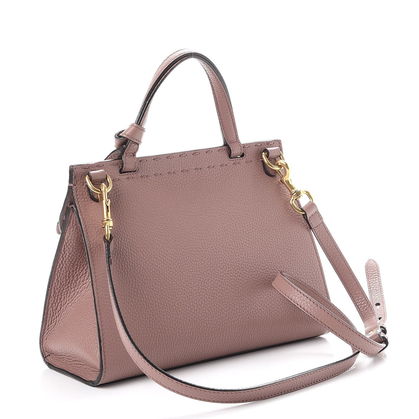 Calfskin Mini GG Marmont Top Handle Bag Rosy Phard