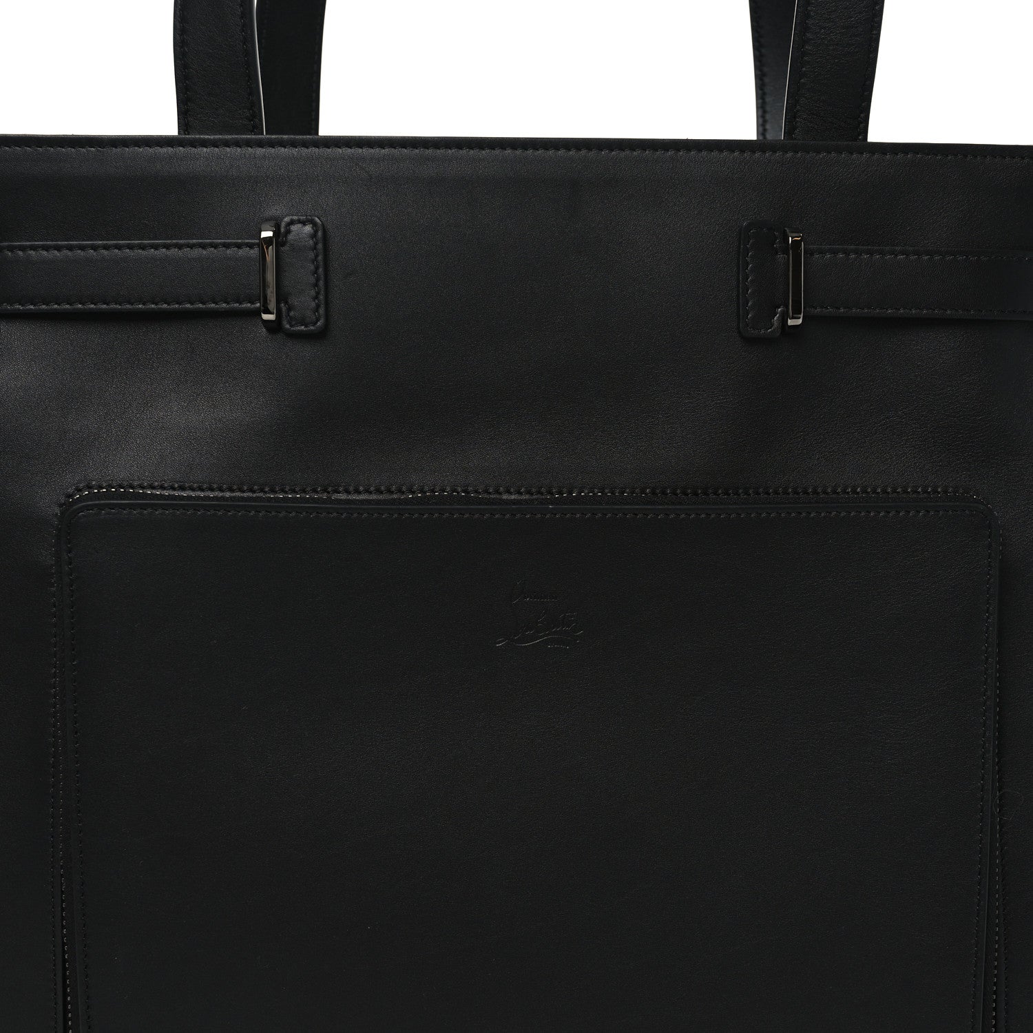 Christian Louboutin Calfskin Cordia Djanis Tote Black 7 of 9