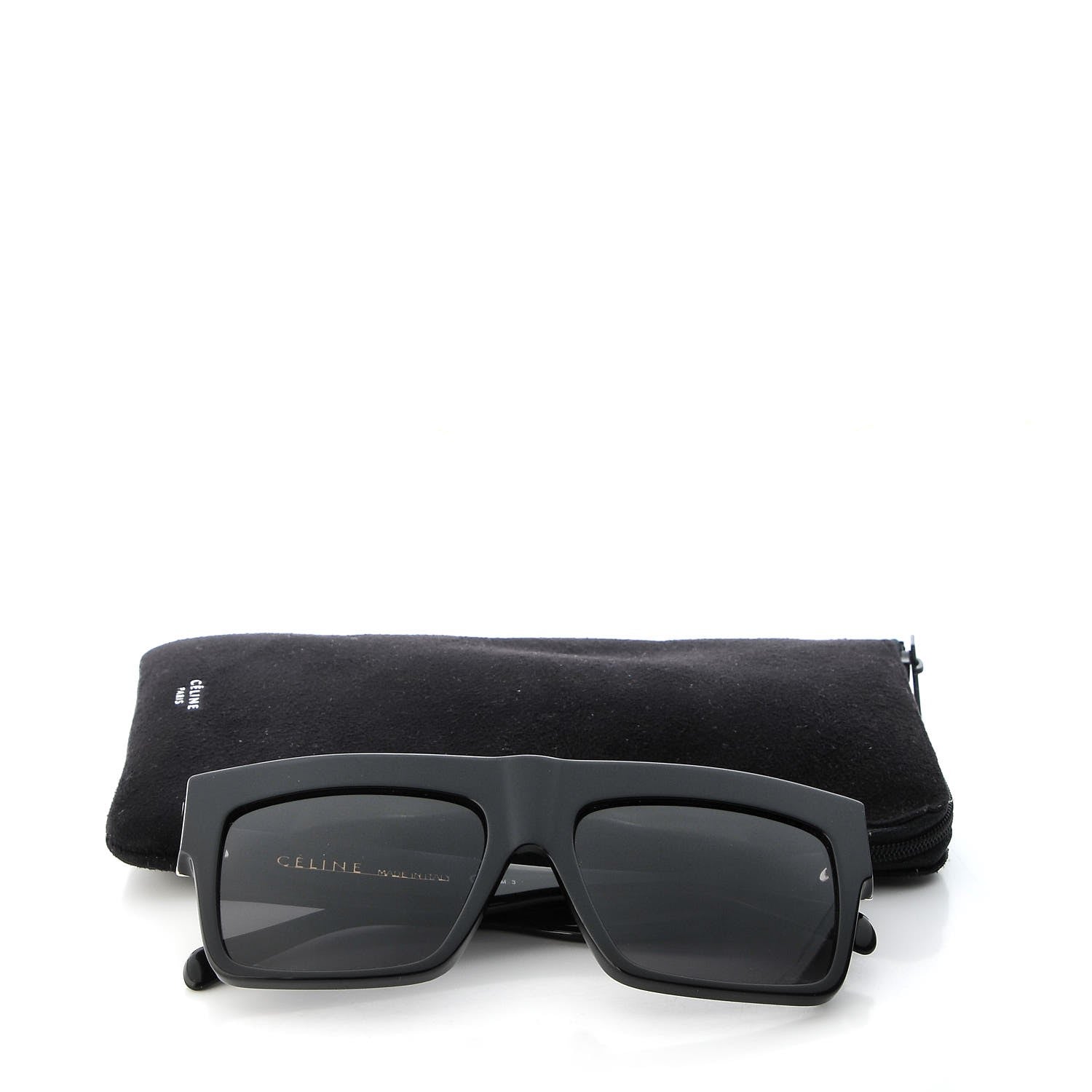 Celine Polarized ZZ Top Sunglasses CL 41756/S Black 7 of 7