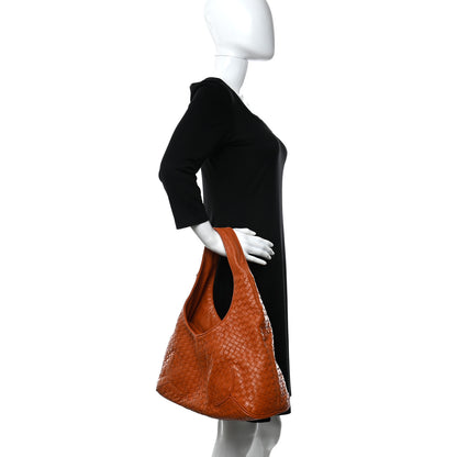 Bottega Veneta Nappa Intrecciato Ball Hobo Orange 2 of 11