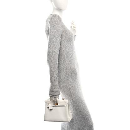 Hermes Swift Kelly Retourne 25 New White 2 of 13