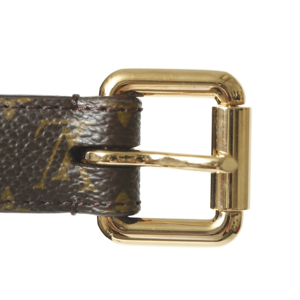 Louis Vuitton Monogram Belt w Gold Buckle 80 32 5 of 8