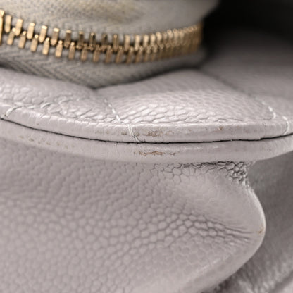 Chanel Caviar Quilted Mini Business Affinity Flap Grey 12 of 13