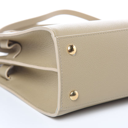 Burberry Calfskin Small Title Bag Honey 7 of 9