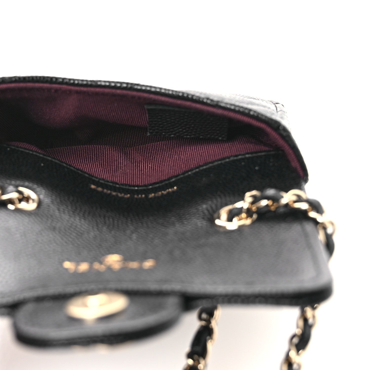 Chanel Caviar Quilted Mini Chain Belt Bag Black 5 of 14