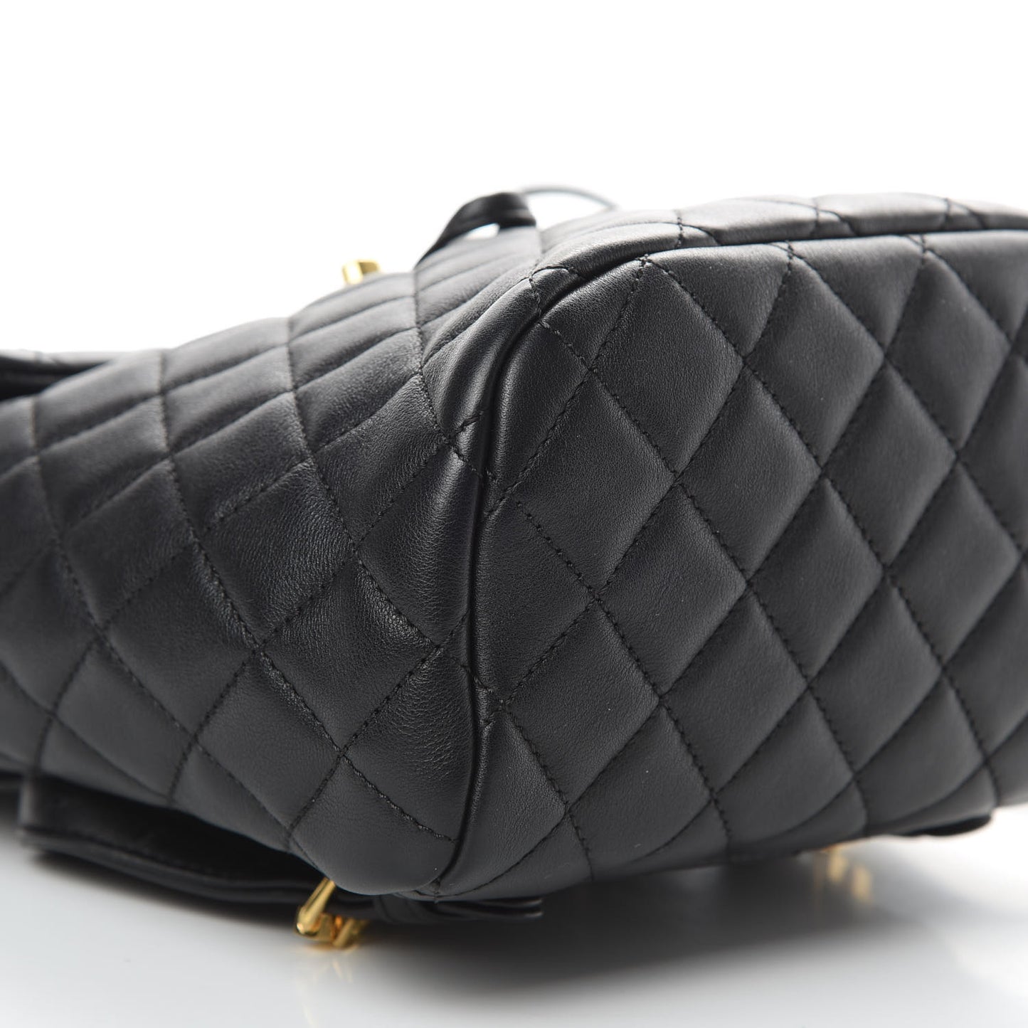 Calfskin Quilted Mini Urban Spirit Backpack Black