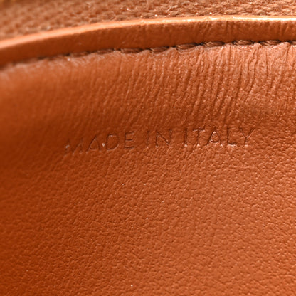 Celine Smooth Calfskin Cuir Triomphe Coin and Card Pouch With Hook Tan 6 of 8
