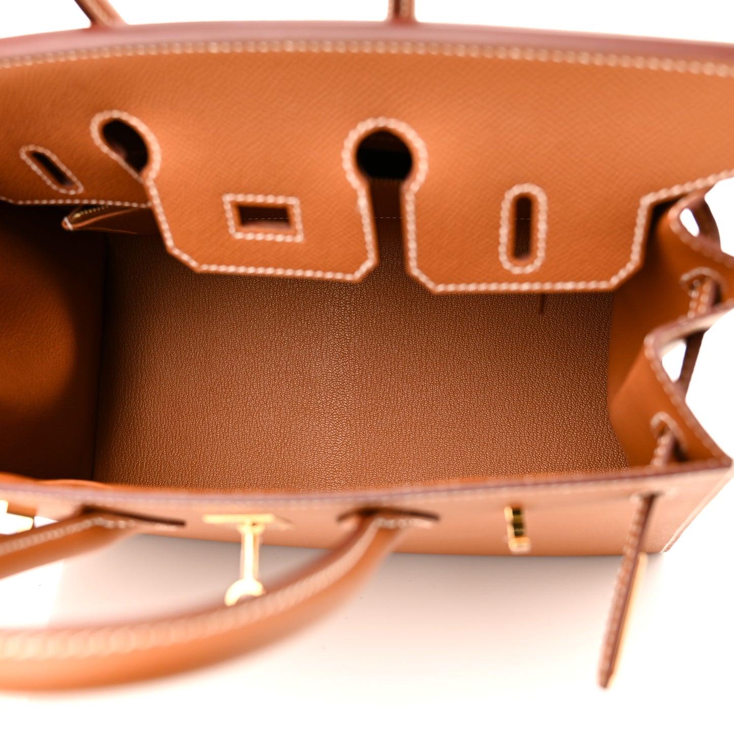 Epsom Birkin Sellier 25 Gold