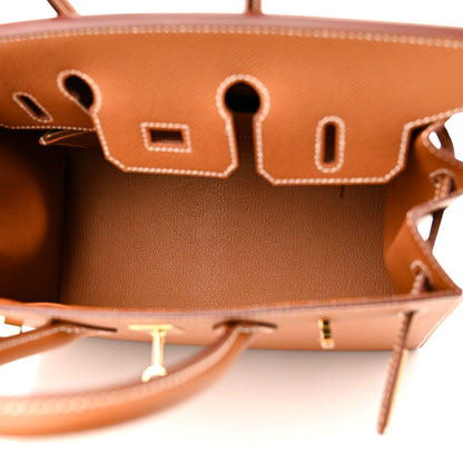 Hermes Epsom Birkin Sellier 25 Gold 5 of 10