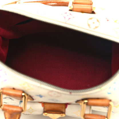 Louis Vuitton Monogram Multicolor Speedy 30 White 5 of 14
