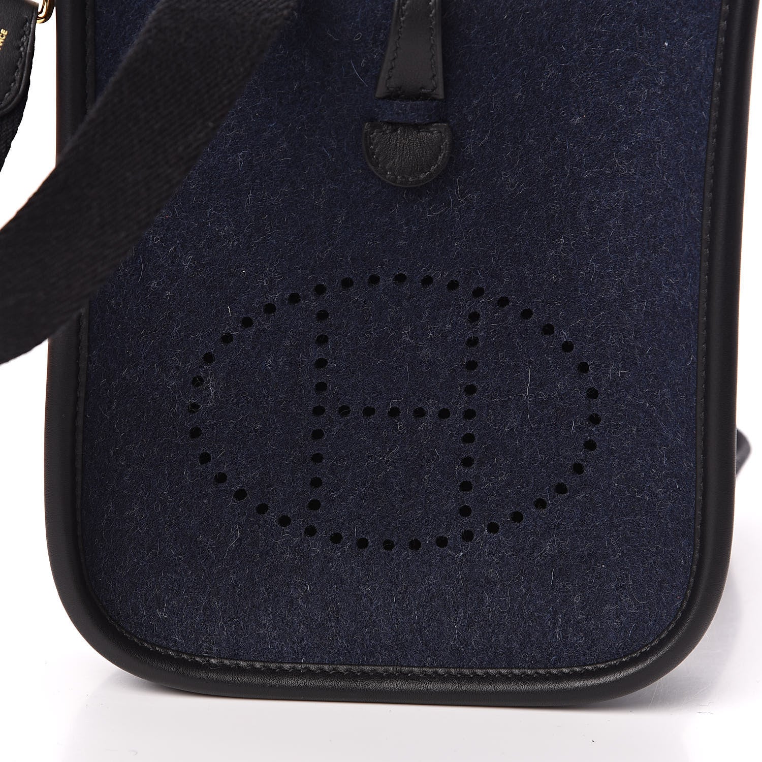 Hermes Swift Sangle Wooly Evelyne TPM Bleu Nuit Black 9 of 10