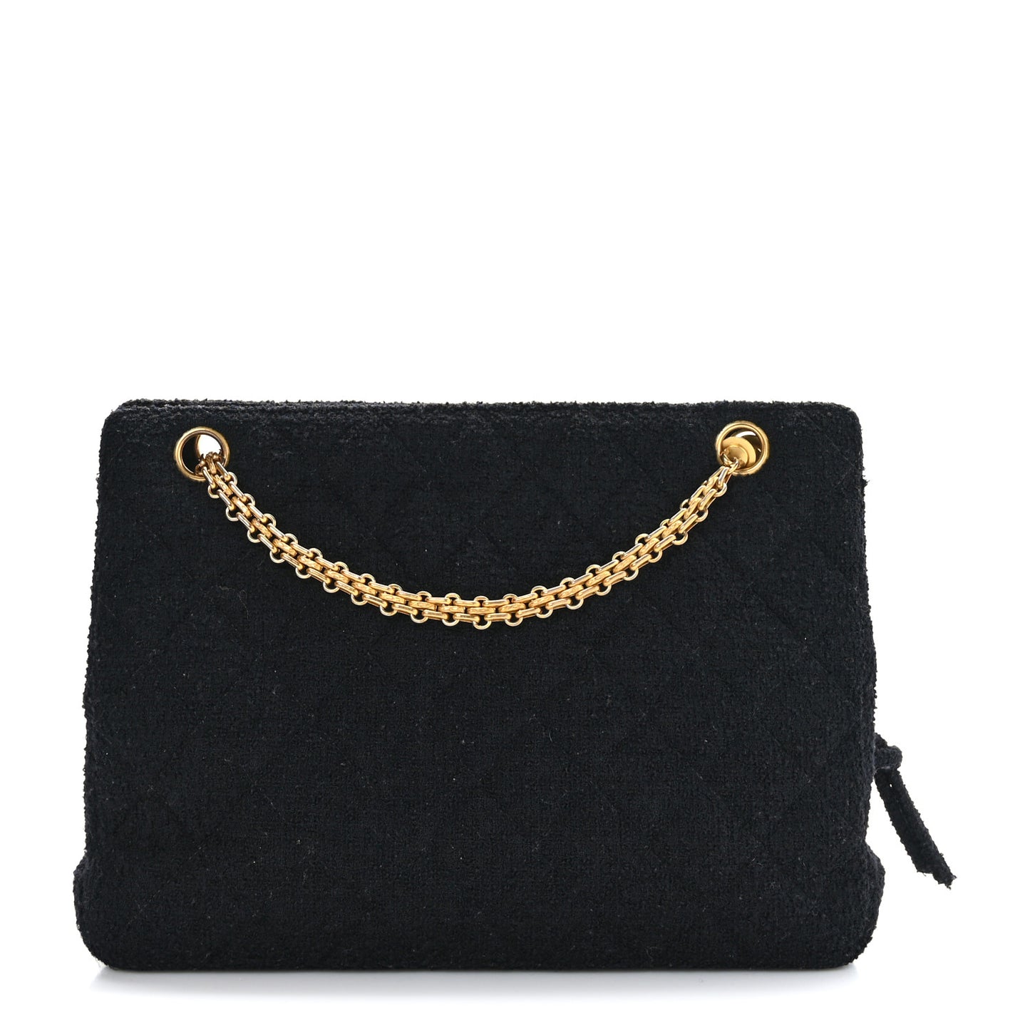 Jersey Quilted Shopping Tote Black