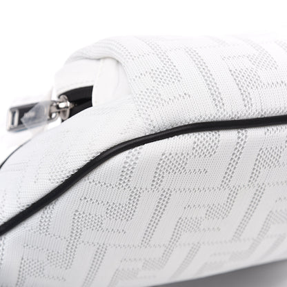 Fendi Neoprene Mesh Vitello Grace FF Pocket Belt Bag White 7 of 8