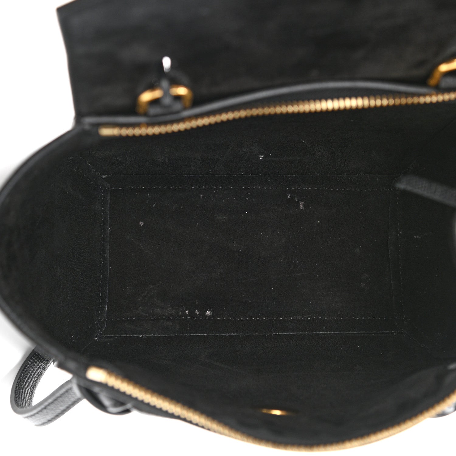Celine Grained Calfskin Nano Belt Bag Black 5 of 11